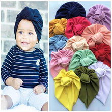 将图片加载到图库查看器,Cute Bows Baby Hat Knot Intant Baby Girls Newborn Turban Soft Children Kids Toddler Beanie Cap