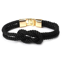 Load image into Gallery viewer, Modern Elegant Multi-Layer Concentric New Knot Braided Nylon Rope Men Anchor Amazing Bracelet Charm Couple Bracelets For Women Navy Jewelry Friendship