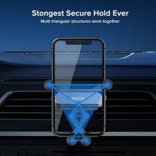 Load image into Gallery viewer, Black Gravity Phone Holder Stand For Car Air Vent Mount No Magnetic Mobile Cell Phone Holder Support GPS