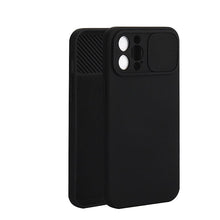 Load image into Gallery viewer, Sliding Lens Protective Silicone Case For iPhone 11 Pro Max Mini 12 Pro 13 Push Cover iphone Slide Camera Cover Case with Camera Lens Protector Cover Silicone Bumper Slim Phone Cover Compatible with iPhone