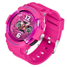 Load image into Gallery viewer, Fashion New Women Sports Waterproof 50m Watch With Digital LED Ladies Shock Display in Military Electronic Army Style