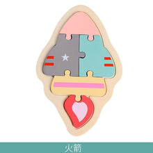 将图片加载到图库查看器,Wooden Children Colorful Animal Stevvex Puzzle for Toddler Creative Puzzle Early Educational Toys for Boys and Girls 2-4
