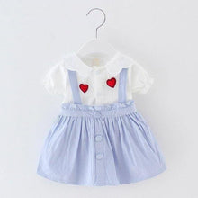 将图片加载到图库查看器,Modern Retro Baby Girls Dresses For Baby Princess Dress Infant 1st Year Birthday Party Dress Newborn Baby Clothes