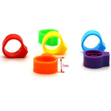 Load image into Gallery viewer, Pigeons Rings 8mm Bayonet Identification Ring Opening Pigeon Ring Color Pigeon Foot Ring Pigeon Supplies Bird Appliances 100 Pcs