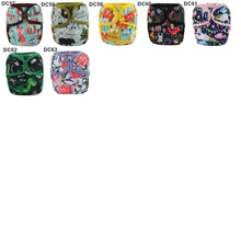 Load image into Gallery viewer, Baby Girl Pink One Size Cloth Diaper Cover Comfortable Nappy With Double Gusset Cartoon Designs Baby Boys Diapers
