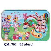 将图片加载到图库查看器,New 60 Pieces Wooden Puzzle Kids Toy Cartoon Animal Wooden Puzzles Child Early Educational Learning Toys for Christmas Gift