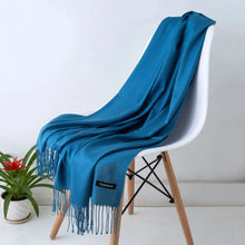 Load image into Gallery viewer, 2022 Tassel Women’s Scarf – Designer Shawl, Wrap & Hijab Pashmina