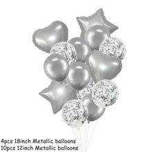 将图片加载到图库查看器,14Pcs Multi Confetti Balloons For Happy Birthday Party Balloons In Several Luxury Variant Helium Ballons For Celebrations for Boy Girls and Babies party