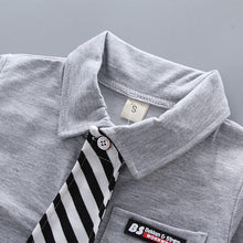 Load image into Gallery viewer, Newborn Baby Boys Clothes Formal Party Clothing Sets Tie Shirt and Pants Outfits Set 0-4 Year For Boys In Modern Style