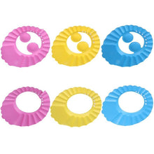 Load image into Gallery viewer, Shampoo Cap Durable Baby Bath Visor Hat Adjustable Baby Shower Protect Eye Water-proof Hair Wash Shield For Kids Bath