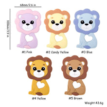 将图片加载到图库查看器,New Sets Baby Silicone Teether Rodent Silicone Animal Fox Teeth Chew Children Goods