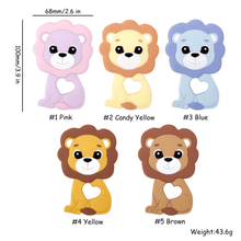 将图片加载到图库查看器,New Sets Baby Silicone Teether Rodent Silicone Animal Fox Teeth Chew Children Goods