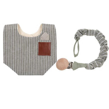 Load image into Gallery viewer, Floral Vintage Newborn Double Side Bibs Boys Girls Waterproof Linen Cotton Saliva Towel
