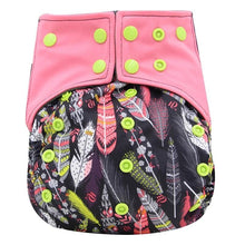 Load image into Gallery viewer, All-In-One Cloth Diaper for Baby Bamboo Charcoal Eco-friendly Baby Cloth Diaper