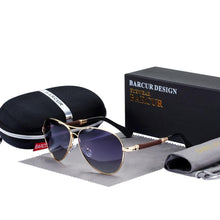 Load image into Gallery viewer, High Quality TR90 Luxury Modern Men Polarized Sunglasses In Aviation Pilot Famous Style with UV400 Protection and Miror Glasses