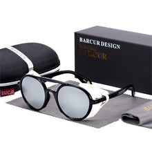 Load image into Gallery viewer, New Elegent Original Round Sunglasses Gradient Vintage Steampunk Goggles For Women and Men With UV400 Protection