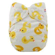 Load image into Gallery viewer, Baby One Size Fits All Reusable Baby Cloth Diaper with Microfiber Insert Diaper For Baby Boys and Baby Girls In Modern New Printed Design