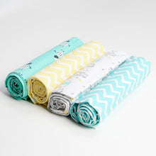 Load image into Gallery viewer, Baby Blanket Set 100% Cotton Flannel Baby Swaddles Soft Newborns Blankets Baby Blankets Baby Swaddle Wrap