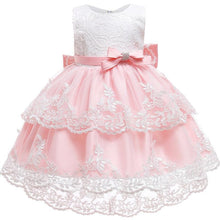 Load image into Gallery viewer, 1st Birthday Dress For Baby Girl Clothes Princess Ceremony Pink Blue Red Dresses Excellent Look Unique Design