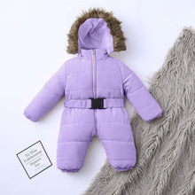 将图片加载到图库查看器,Winter Clothes For Infant Baby Hooded Warm Thick Snowsuit Jumpsuit Romper for Boys and Girls Style