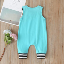 Load image into Gallery viewer, New Baby Boys Girls Outfits Clothes Newborn Baby Kids Rompers Toddler Solid Striped Sleeveless Cotton Jumpsuit Playsuit For Kids