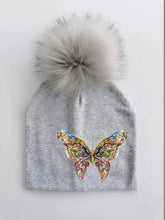 Load image into Gallery viewer, Fashion Baby Cap With Butterfly Toddlers Infant Bonnet Baby Hat For Boys and Girls Travel Hat Cap