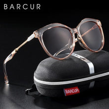 Load image into Gallery viewer, Stevvex Polarized Cat Eye Sunglasses Women Gradient Round Sun glasses for Women oculos lunette de soleil femme
