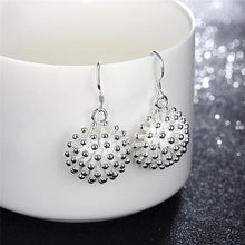 Load image into Gallery viewer, DOTEFFIL 925 Sterling Silver Firework Flower Necklace Earring Set Popular Charm Nice Necklace Earring Sets Women's Jewelry