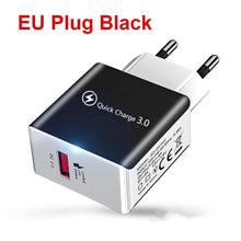 Load image into Gallery viewer, Fast Universal Portable Quick Charge 3.0 4.0 USB Charger 5V 3A Fast Charging Adapter Lightweight Mobile Phone Charger