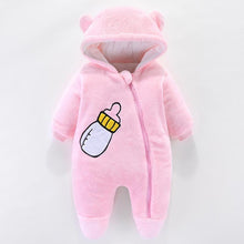 将图片加载到图库查看器,Modern Interesting Designer Winter Baby Costume Overalls For Baby Girls and for Newborn Clothes In Modern Style