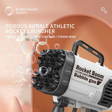 Load image into Gallery viewer, Hot Kids Gatling Bubble Gun Toy 64-Hole Charging Electric Automatic Bubble Machine Summer Outdoor Soap Water Children Toys