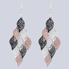 Load image into Gallery viewer, Ethnic Nine-Leaf Drop Earrings – Bohemian Dangle Jewelry for Women