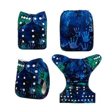 将图片加载到图库查看器,ModernLuxury Printed Baby Cloth Diaper Reusable Cloth Nappy Snap Adjustable Pocket Diaper Nappies For Baby Kids