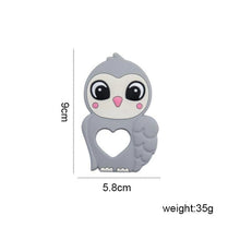 Load image into Gallery viewer, Silicone Baby Teether Toddler Toy, Stroller Accessories For Pacifier Chain Owl Food Grade Toys Baby Teether