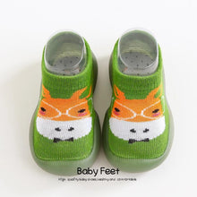将图片加载到图库查看器,Baby Shoes First Shoes Toddler First Walkers Boy Soft Sole Rubber Outdoor Baby Shoes Cute Animal Baby Anti-slip Booties