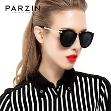 Load image into Gallery viewer, PARZIN Sunglasses Women Retro Round Sun Glasses Female Anti-UV400 Party Polarized Glasses With Original Case Gafas De Sol 9231