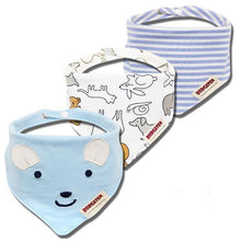 将图片加载到图库查看器,Cartoon Cotton Newborn Baby Boys and Girls Bibs Baby Towel Scarf Children Cravat Infant Kids Scarf