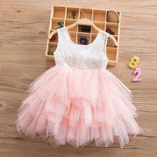 Load image into Gallery viewer, Ballet Luxury Modern Summer Baby Girl Outfit Christening Newborn Gown for Children Kids Dress