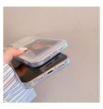 Load image into Gallery viewer, Transparent Mobile Phone Case For iPhone 11 12 13 14Mini case For iphone 11 Pro X XS Max XR 7 8 Plus SE Case Cover Soft Silicone Wallet Card Holder