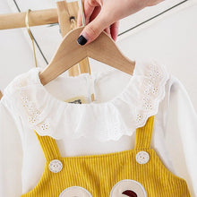 Load image into Gallery viewer, Modern Elegant Vintage Retro Modern Baby Infant Girls Cartoon Bear Dress Shirt With Bear