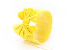 Load image into Gallery viewer, New Large Bow Baby Headband Velet Soft Bowknot Girl Accessories Hair Solid Messy Bows Toddler Headbands Baby Head Wraps Turban Big Bow for Girls