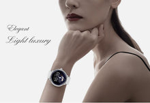 Load image into Gallery viewer, Luxury Modern Stylish Women Smart Watch With Round Screen Smartwatch For Girl Woman and Ladies With Heart Rate Monitor Compatible For Android and IOS Sistems