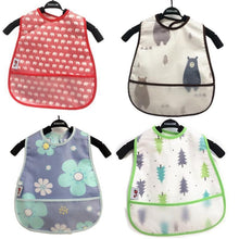 将图片加载到图库查看器,Modern Interesting Cartoon Adjustable Baby Bibs Waterproof Lunch Feeding Bibs Baby Cartoon Feeding Cloth Children Bib For Kids
