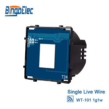 Load image into Gallery viewer, Bingoelec EU Wall Socket with 2 Way Light Touch Switch DIY Home Improvement