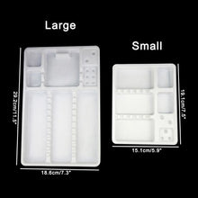 Load image into Gallery viewer, 5pcs Dental Disposable Oral Package Mouth Mirror Tweezer Probe Instrument Box Disposable Plastic Dentist Tray 2size for Choose