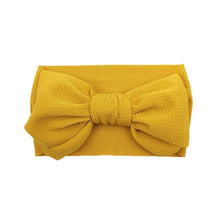 Load image into Gallery viewer, Baby Girls Headband Toddler Big Bow Hairband Cute Solid Stretch Turban For Baby Girls