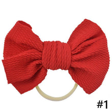 将图片加载到图库查看器,Headband Bow Girl Headbands Nylon Elastic Hair Accessories Photography Props For Baby Girls In Elegant Design
