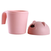 将图片加载到图库查看器,Baby Kids Cartoon Bear Bathing Cup Baby Shower Shampoo Cup Bailer Baby Shower Water Spoon Hair For Kids