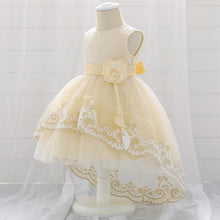 Load image into Gallery viewer, New Baby Lace Gown Clothes Embroidered Tail Princess Unique Dress Perfect Gift For Girls