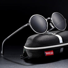 Load image into Gallery viewer, Round Luxury Polarized Universal Retro Modern Sunglasses With High Quality Metal Frame And UV400 Protection